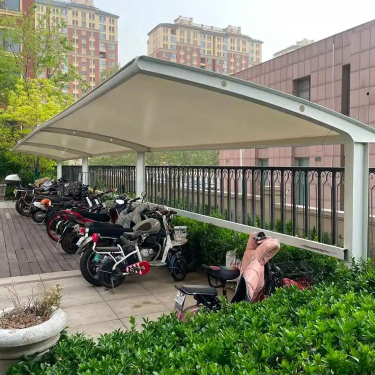 雷波县膜结构电动车棚